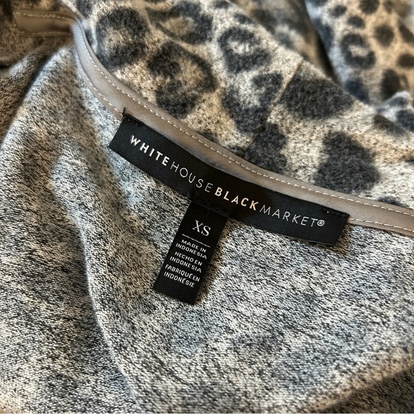 ❤️ White House Black Market Animal Print Cardigan XS - Picture 5 of 12